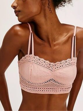 NWT Intimately Free People Pink Tallulah Bralette XS